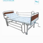 17 HOSPITAL SEMI FOWLER BED WITH SS LAMINATED PANNEL & SS DROP SIDE RAILIGS