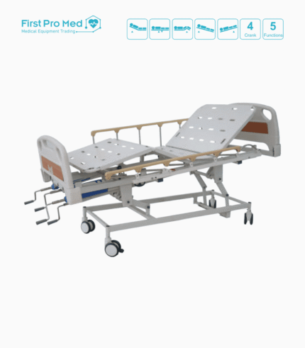 ICU Mechanical Bed with Collapsible Side Railings